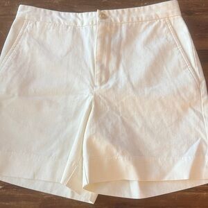 Ralph Lauren White Womens Bermuda Shorts
